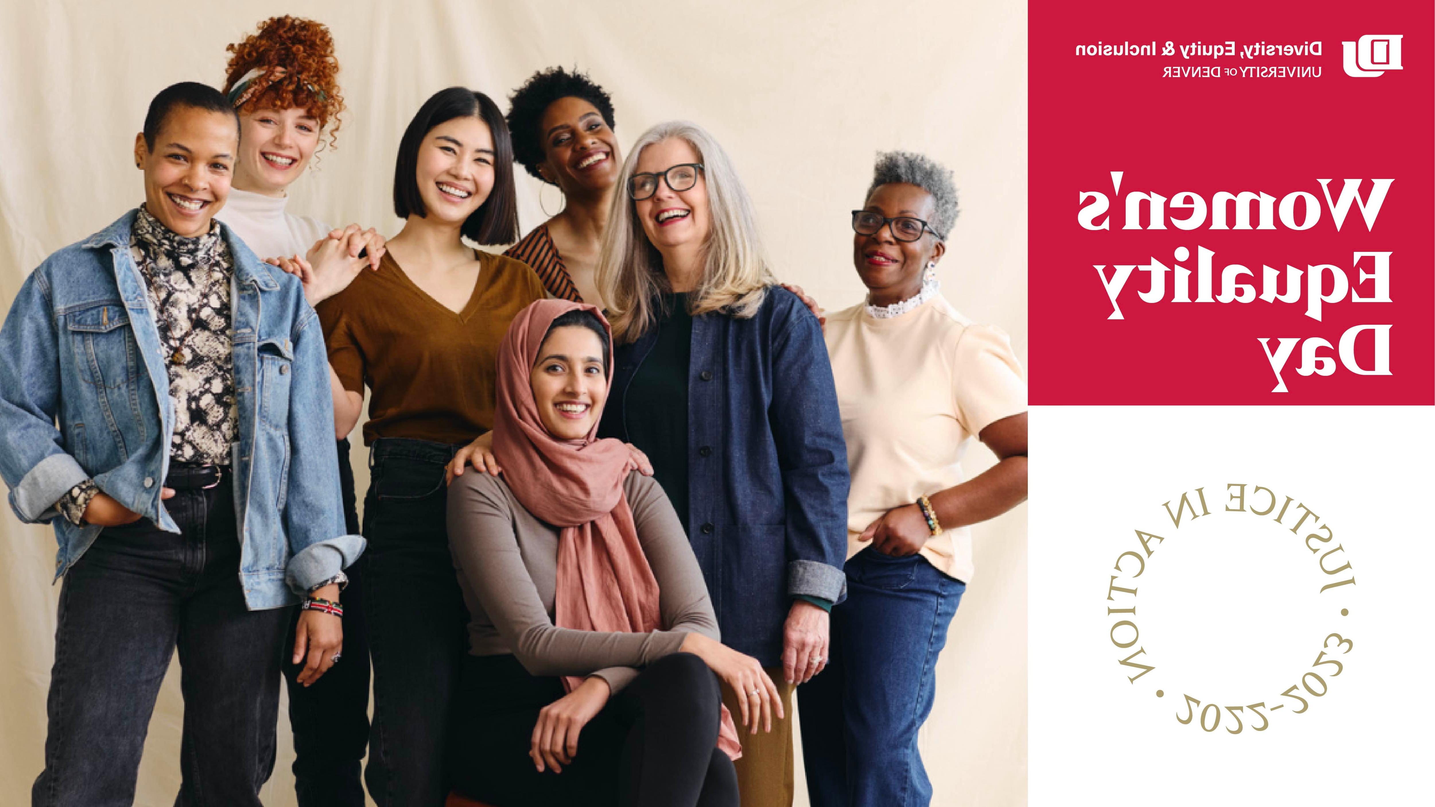 Women's Equality Day: group of women smiling