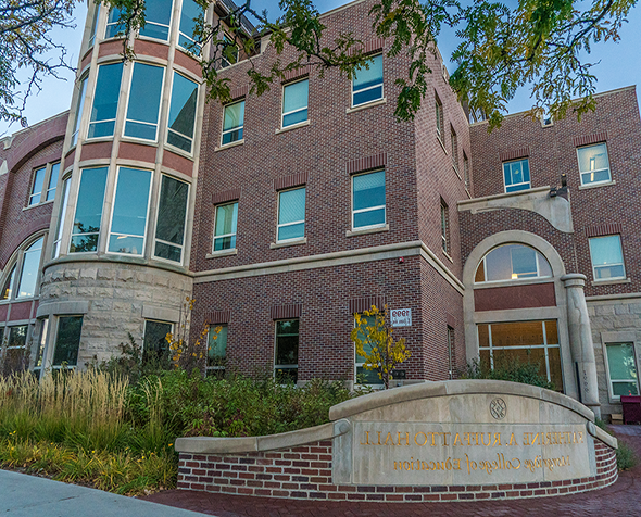 outside exterior picture of Morgridge College of Education