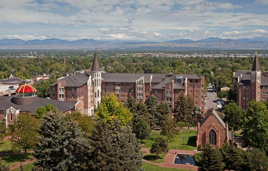 aerial picture of campus