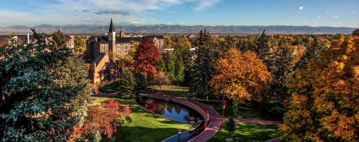 image of DU campus during autumn